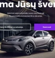 Išskirtinio naujo automobilio nuoma Jūsų šventėms.